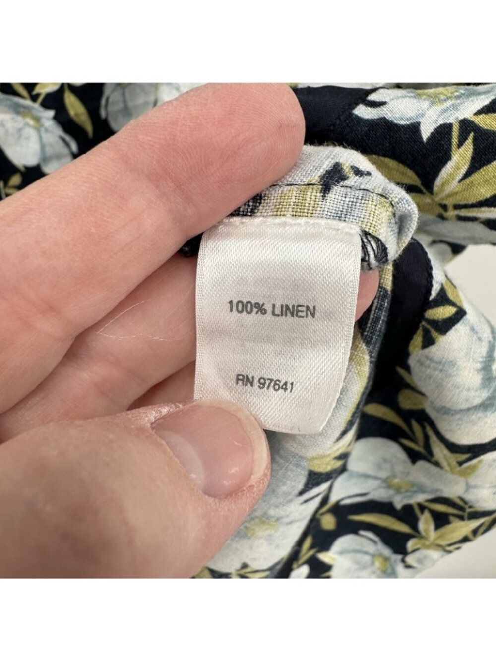 SOLD floral LP petite sleeveless pockets casual